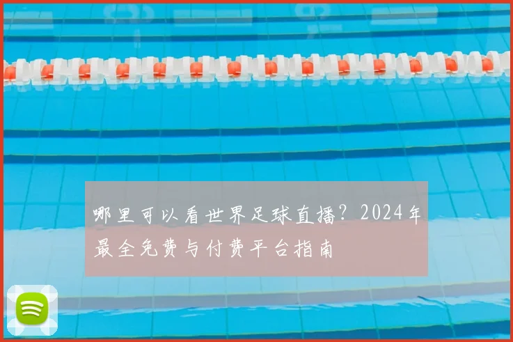 哪里可以看世界足球直播?2024年最全免费与付费平台指南